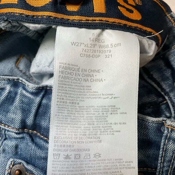 Levi’s Boys size 14 Jeans - Picture 4 of 4